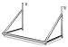 Whitmor Silver Door Closet Rod Metal Epoxy 155 lbs 10D x 10W x 18H IronSteel - Image 2