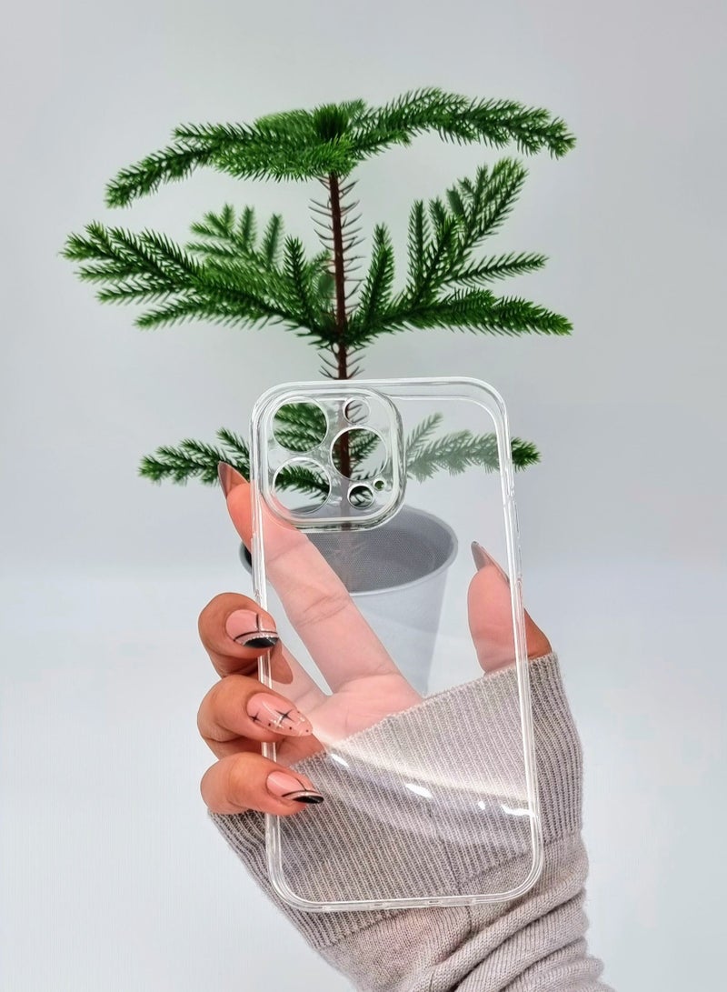 IPhone 14 Pro Phone Cover Transparent and Soft Made of High-Quality Polyurethane and Protects the Phone - Image 1