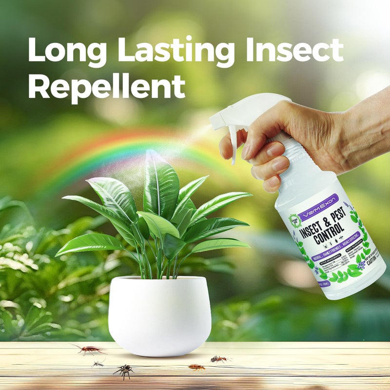 VermExon Peppermint Oil Insect & Pest Control Spray â€“ 16oz Natural Plant-Based Bug Killer for Spiders, Ants, Flies, and Other Insects, Safe for Home & Kitchen Use - Image 2
