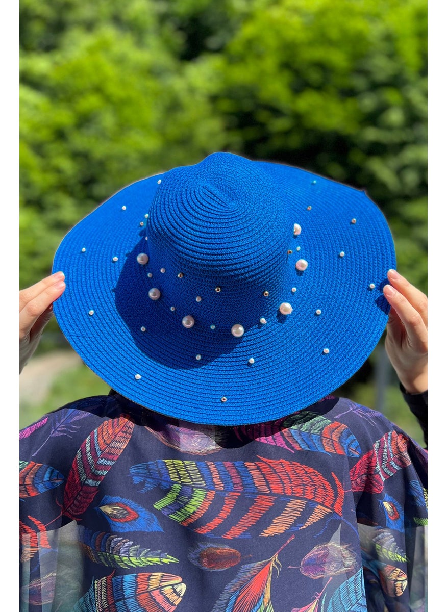 Remsa Mayo Pearl Straw Hat Saks Rş-62  - Image 2