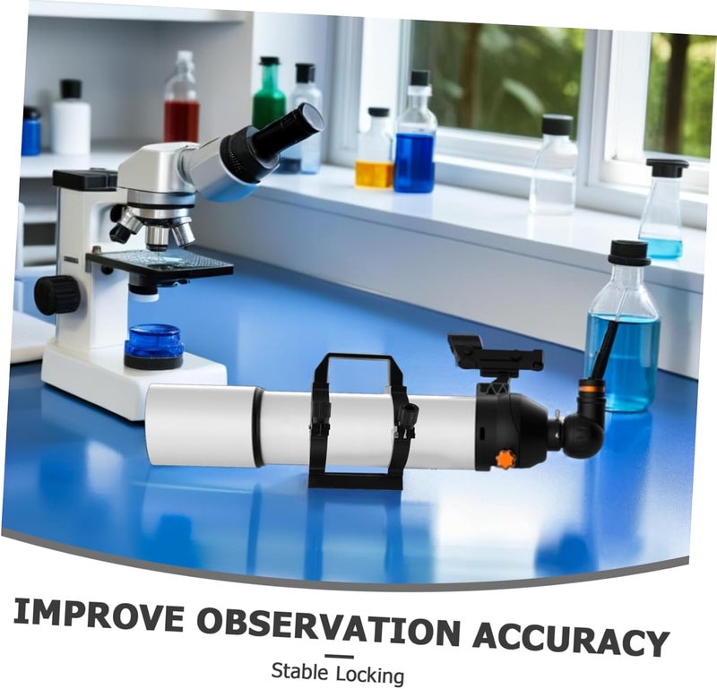 DOITOOL Metal Telescope Clamp Ring and Optical Tube Collar for Astrophotography, Secure Metal Mount Saddle for Astronomical Telescopes, Black Tube Ring Clamp for Stargazing and Lunar - Image 3