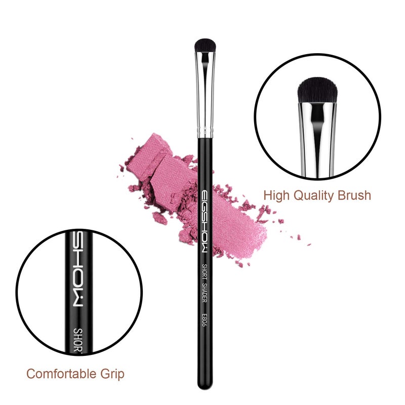 EIGSHOW Eyeshadow Smudge Brush, EIGSHOW Short Shader Precision Makeup Brush High-End for Creasing & Cat Eye Makeup, Premium Quality, Cruelty-Free (E806) - Image 2