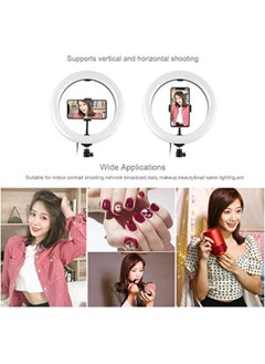 SHOPI MJ 36 RGB LED Ring Light Lamp Phone Selfie Camera Studio Video Dimmable Tripod Stand  - Image 5