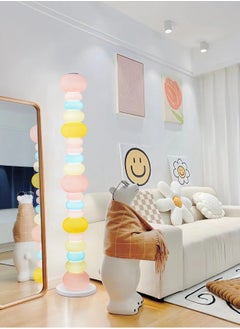 Merry Moments Rainbow Candy Floor Lamp Macaron Lamp Atmosphere Lamp Standing Lamp Decor Lighting for Home Hotel Office Living Room Bedroom Office Salon Retail LED 3 Colour Adjustable Marble Base H155xL30xW30 cm  - Image 3