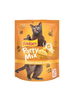 Purina Friskies Cat Treats, Party Mix Cheezy Craze Crunch - 20 oz. Pouch - pzsku/Z73BC0540B50CDAA07F9BZ/45/_/1737031581/3aaef623-02e1-418b-92e8-a7c42c9f9cd3