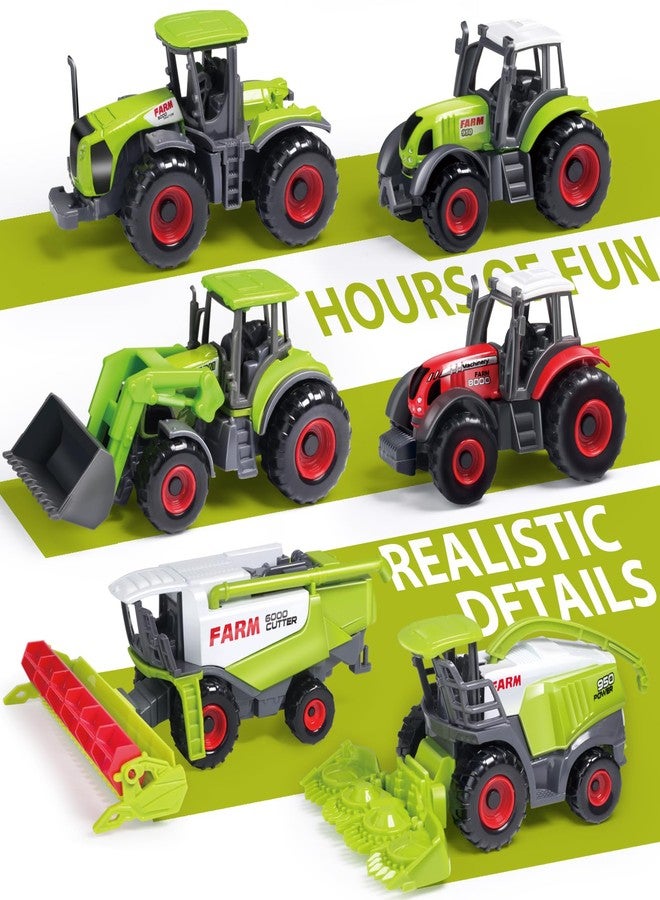 Oriate Farm Tractor Toys Vehicle with Animals & Activity Play Mat, 38Pcs Educational Realistic Kid's DIY Diecast Set, Kids Tractors Trailer Sprayer Cow Animal Toy Birthday Gift - Image 5