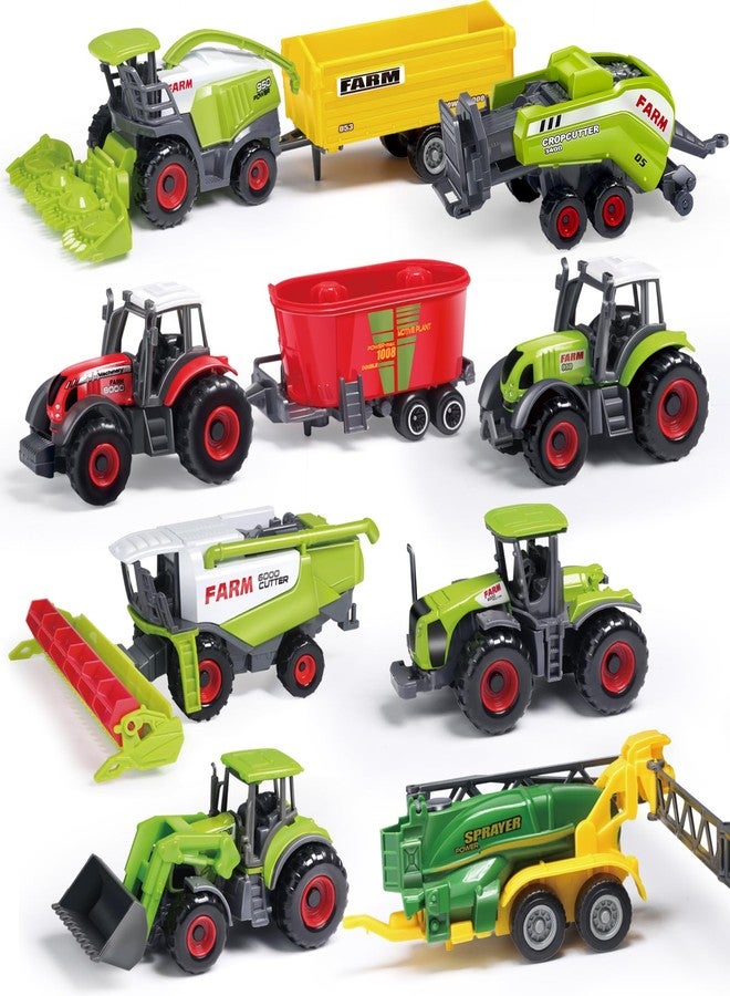 Oriate Farm Tractor Toys Vehicle with Animals & Activity Play Mat, 38Pcs Educational Realistic Kid's DIY Diecast Set, Kids Tractors Trailer Sprayer Cow Animal Toy Birthday Gift - Image 2