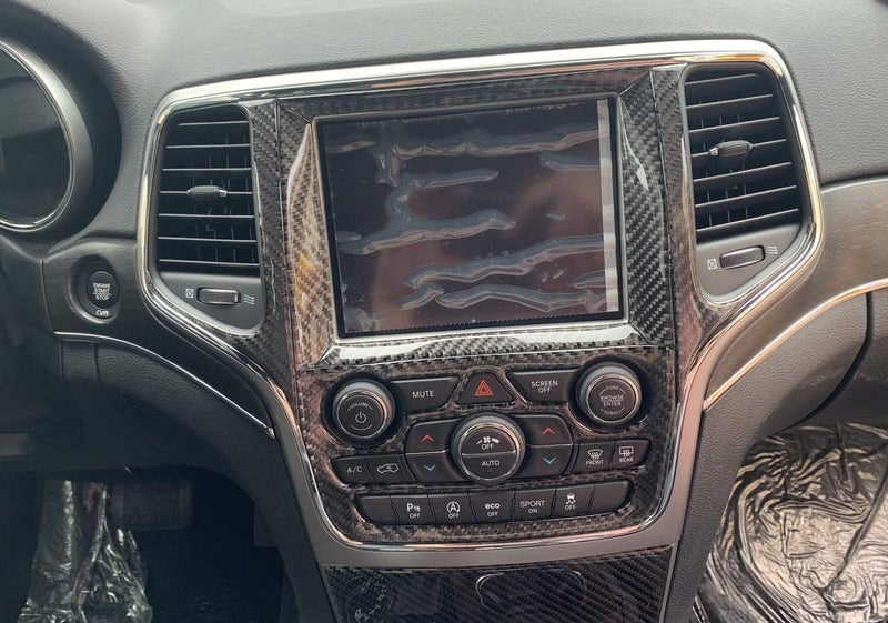 YOCTM Dashboard GPS Navigation Decal for Jeep Grand Cherokee 2014 2015 2016 2017 2018 Full Set Interior Accessories Dashboard Decorative Cover Real Carbon Fiber Center Console Stickers Trim - Image 4