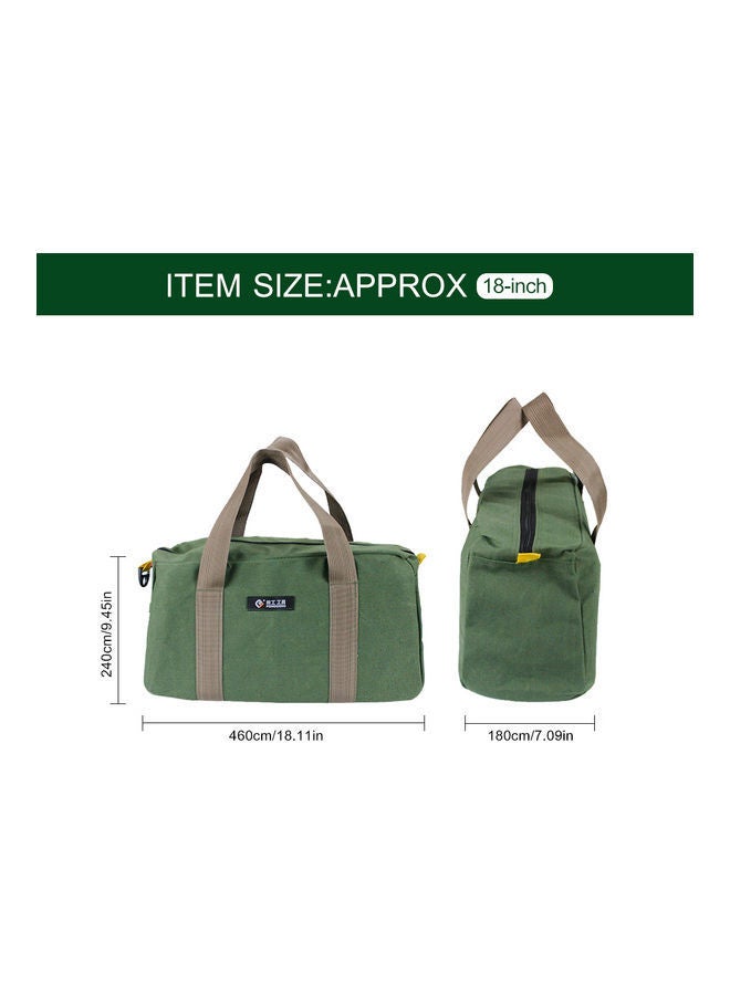 NIBEMINENT Multifunctional Portable Tool Bag 18 Inch Army Green green 46 x 3 24cm  - Image 5