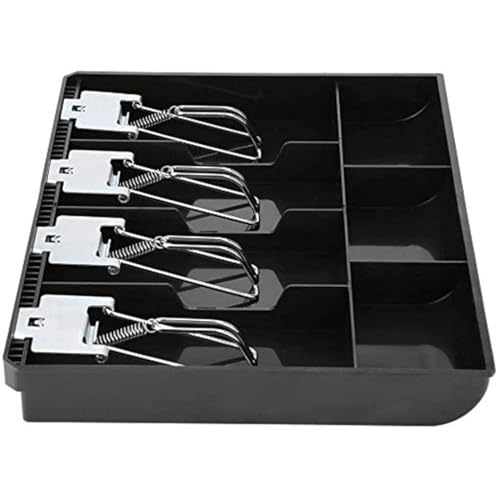 Divinext Cash Tray Metal (7 Compartment, Black) - Image 1