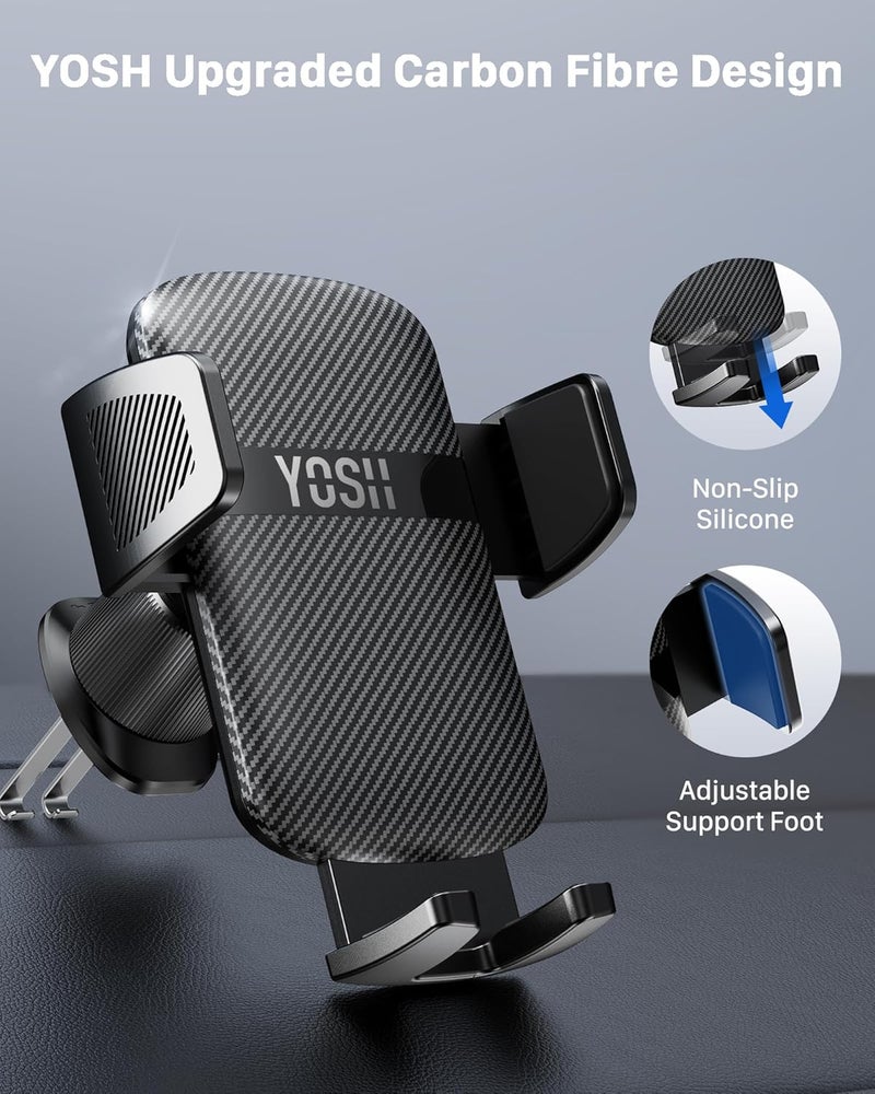 YOSH 2023 Upgrade 360° Rotation Car Phone Holder Air Vent Mount for iPhone and Samsung - Image 2