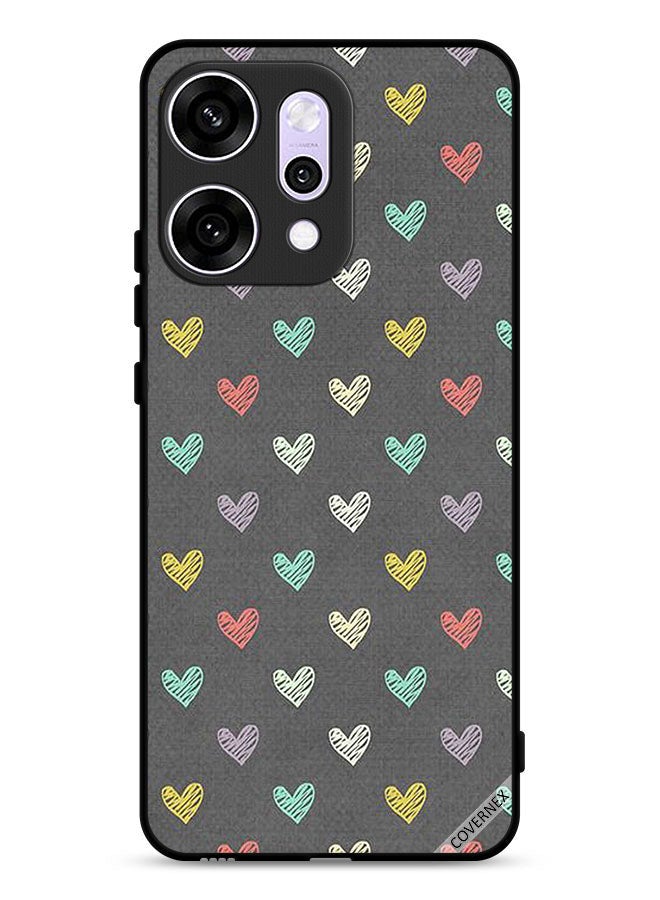 Covernex Oppo Reno14 Pro Protective Case Cover Small Hearts Pattern - Image 1