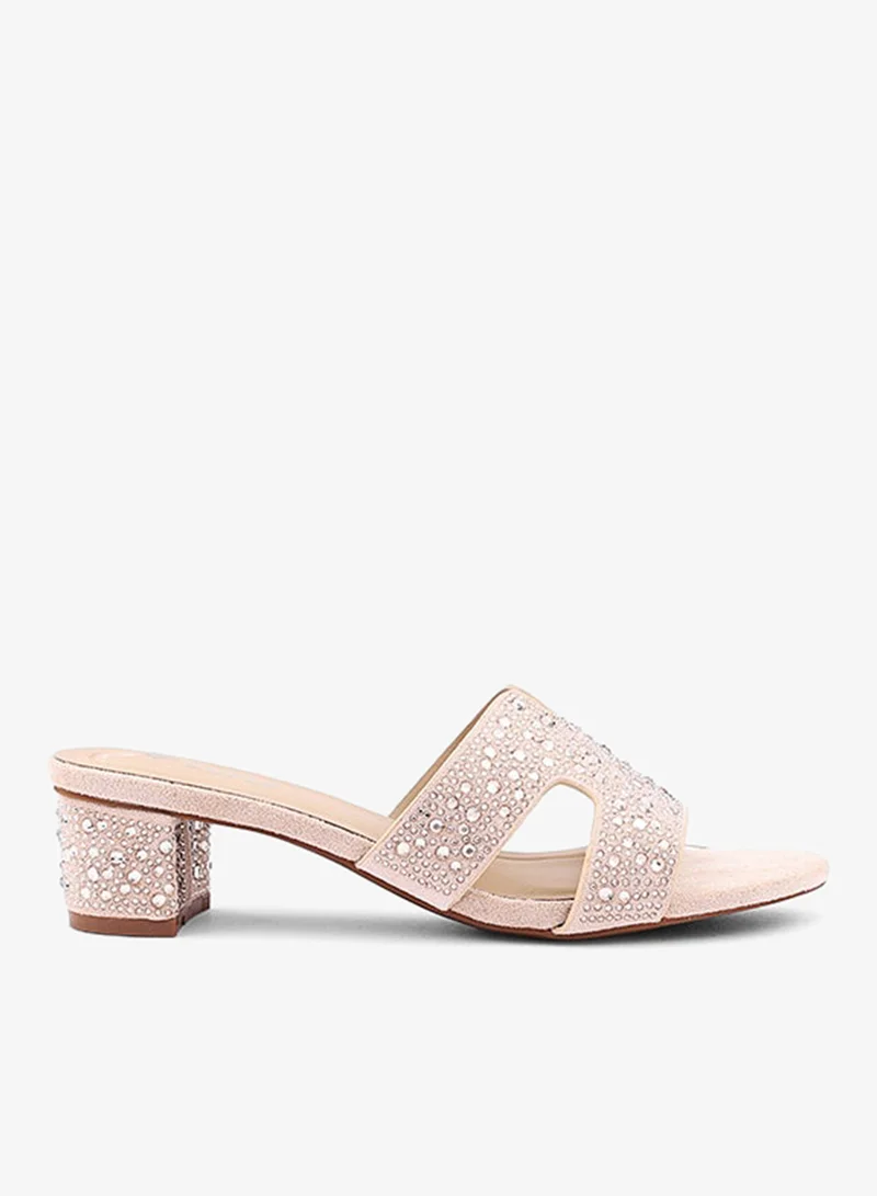 Cuple Women Embellished Flat Slides