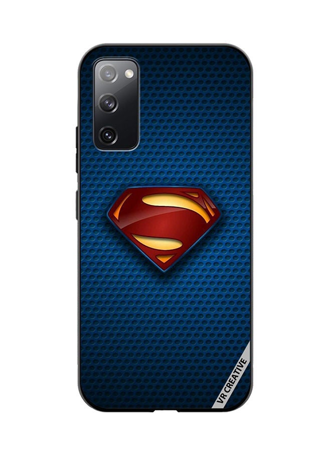 VR CREATIVE Protective Case Cover For Samsung Galaxy S20 FE 5G Superman Design Multicolour - Image 1