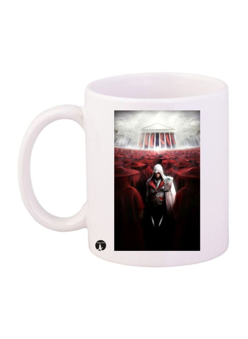 RKN Assassin's Creed Printed Mug White/Red/Grey Standard Size