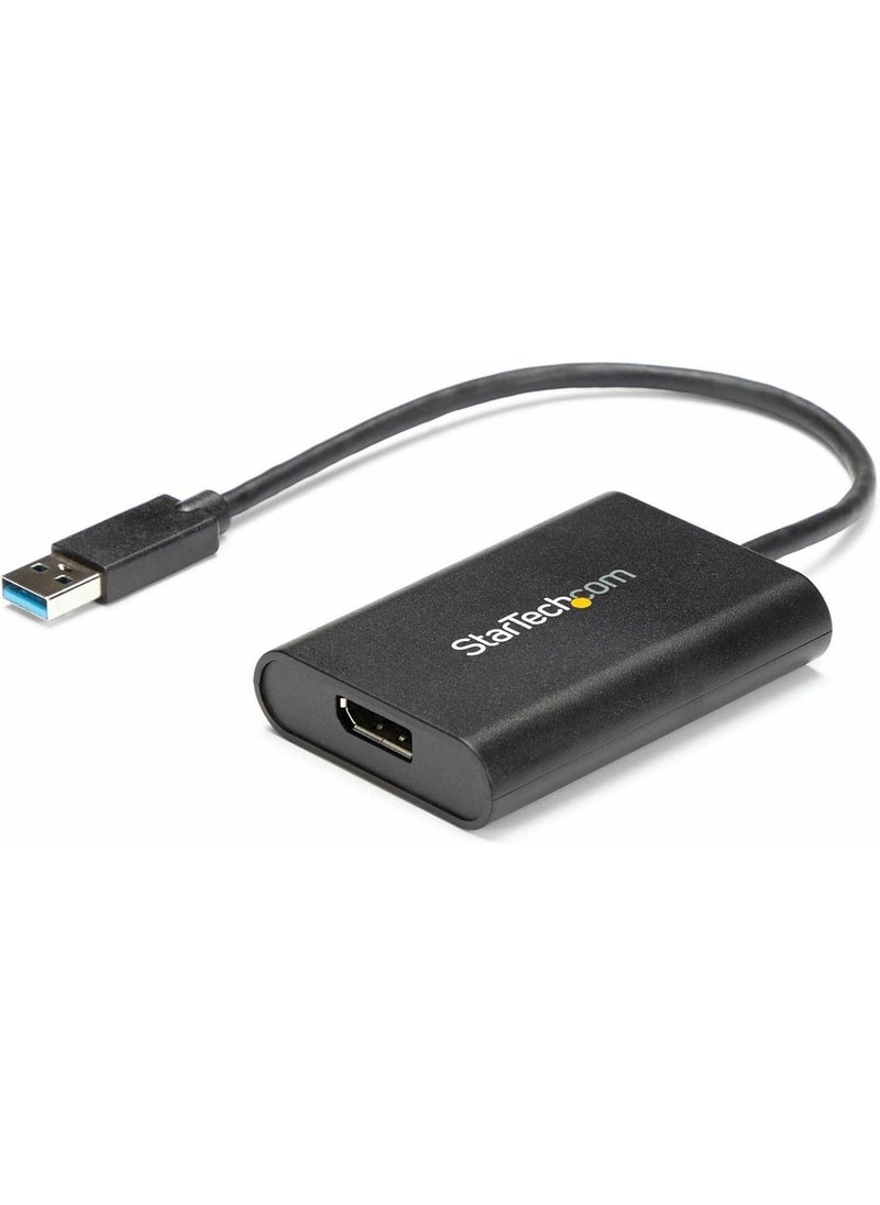 StarTech StarTechcom USB 30 to DisplayPort Adapter USB DP Monitor Converter for Windows 4K TAA no support for macOSChromeOSLinux  - Image 1