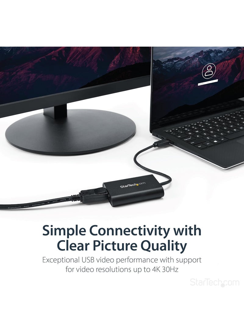 StarTech StarTechcom USB 30 to DisplayPort Adapter USB DP Monitor Converter for Windows 4K TAA no support for macOSChromeOSLinux  - Image 4
