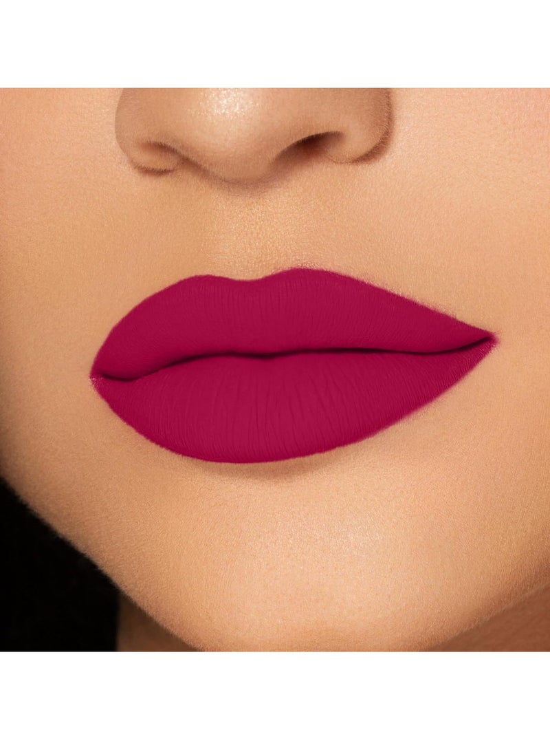 Seven Seas Seven Seas Stay Classy Matte Lipstick Full Coverage Long Lasting Lipstick Smooth Application Transferproof and Smudge Proof  Highly Pigemented Lipstick for Women Vivid Burgundy  - Image 2