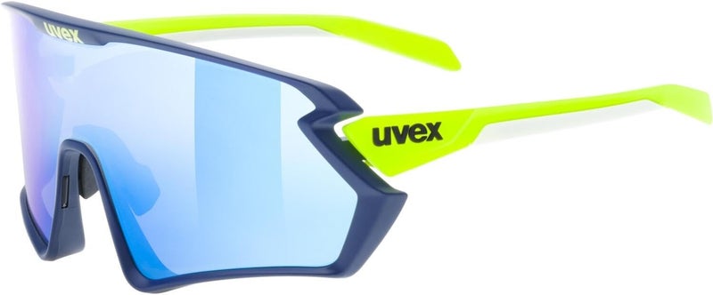 Uvex Sportstyle 231 2.0 Set Sunglasses, Blue Yellow Matt/Mirror Blue