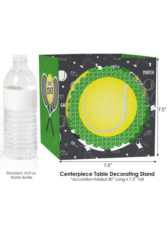 Big Dot of Happiness You Got Served Tennis Baby Shower Or Tennis Ball Birthday Party Centerpiece & Table Decoration Kit  - Image 5