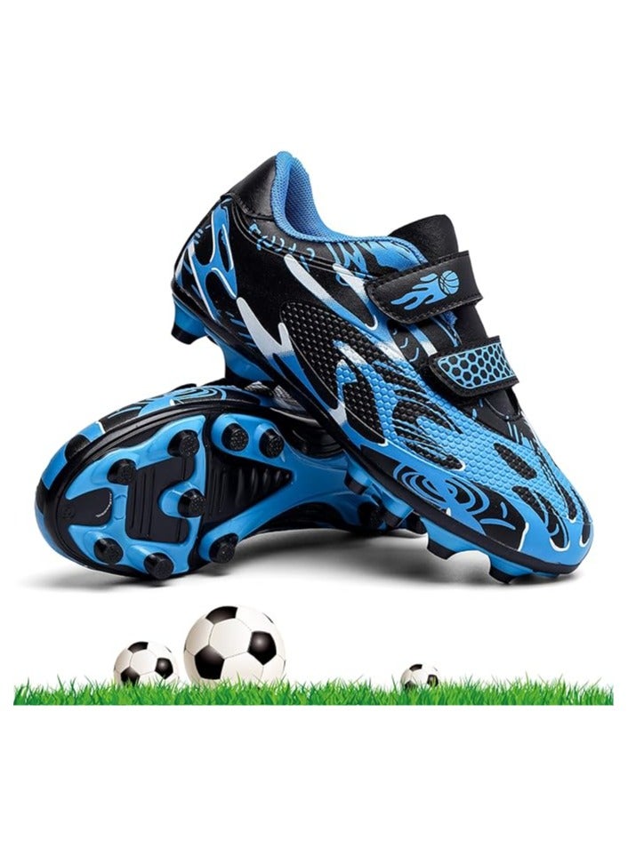 Kids Soccer Shoes Boys Girls Firm Ground Soccer Cleats Youth Professional Athletic Outdoor Football Shoes  - Image 2