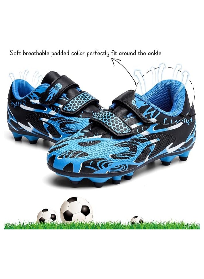 Kids Soccer Shoes Boys Girls Firm Ground Soccer Cleats Youth Professional Athletic Outdoor Football Shoes  - Image 4