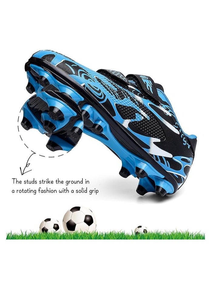 Kids Soccer Shoes Boys Girls Firm Ground Soccer Cleats Youth Professional Athletic Outdoor Football Shoes  - Image 5