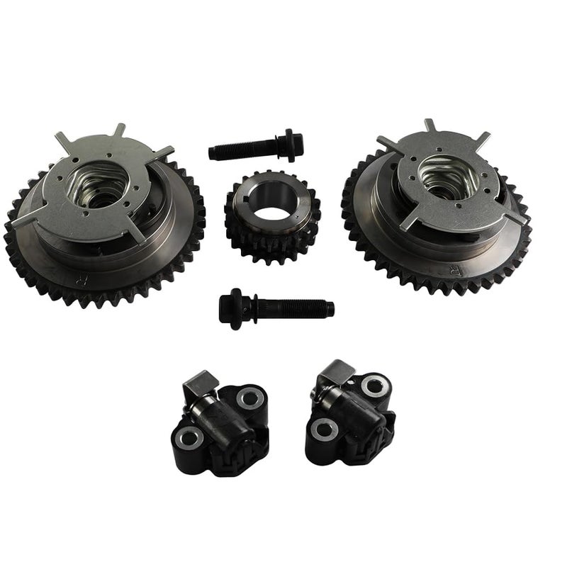 GPQ F85Z 6K255-AA Timing Chain Kit W/Cam Phasers VVT Sprocket Fit For Ford F150 F-250 F350 Super Duty Expedition & Lincoln Mark LT Navigator 5.4L V8 Triton 3V 2004-2014,3R2Z-6A257-DA - Image 4
