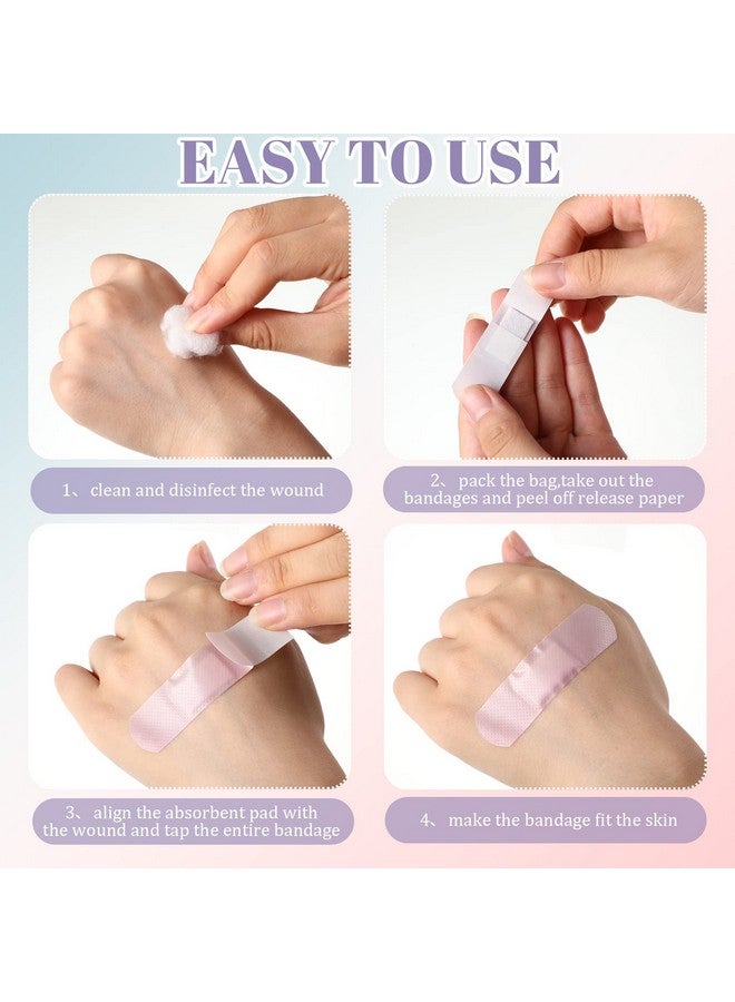 Weewooday Kids Bandages Colorful Flexible Bandages Bulk Teachers Students Assorted Morandi Colors Waterproof Breathable Bandages For Skin Finger Wrap Family Children Toddlers, 8 Colors(120 Pcs) - Image 5