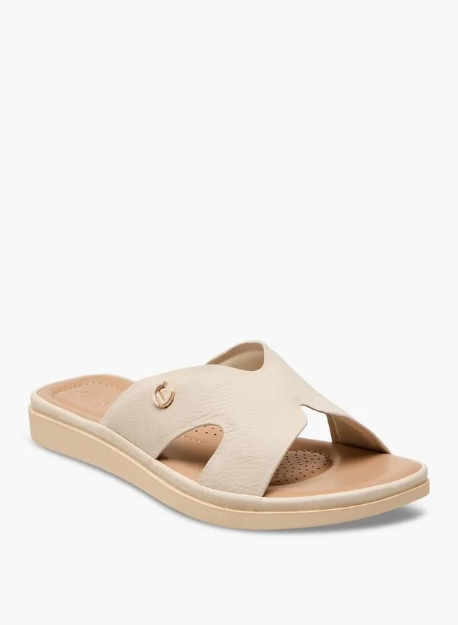Le Confort BEIGE Women Slip-On Comfort Sandals for Women | Best Price UAE