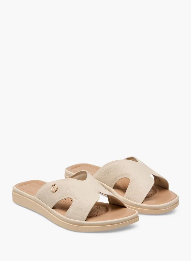 Le Confort BEIGE Women Slip-On Comfort Sandals for Women | Best Price UAE