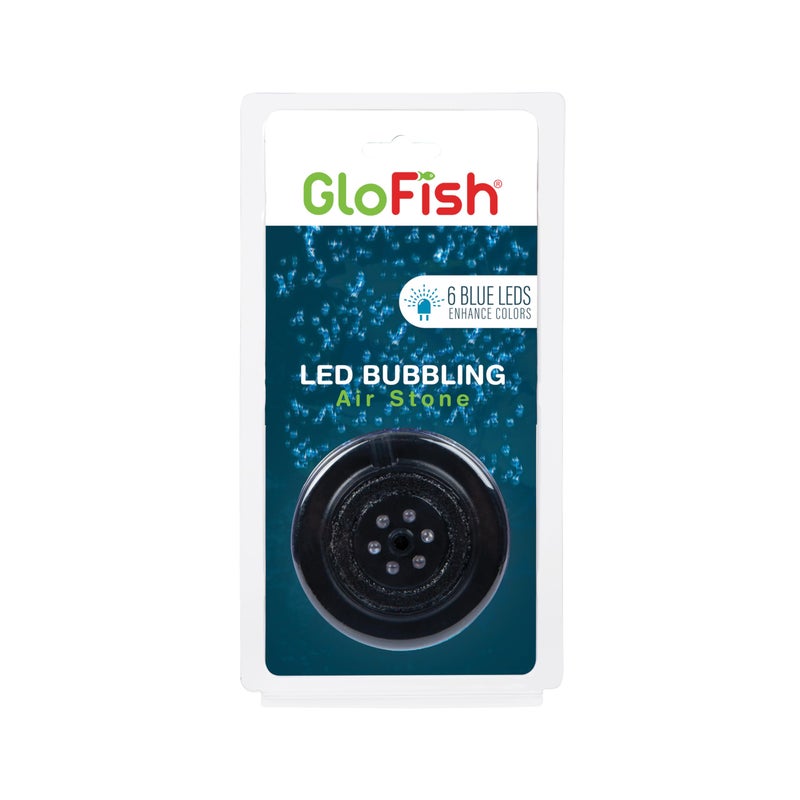 GloFish Blue LED Bubbler, Aquarium Lights With Air Stone For Fish Tanks - Image 1