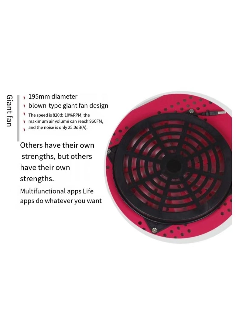 إسكدنيا رواية قابلة للطي طاولة الكمبيوتر مع مروحة لوحة الماوس - Image 5