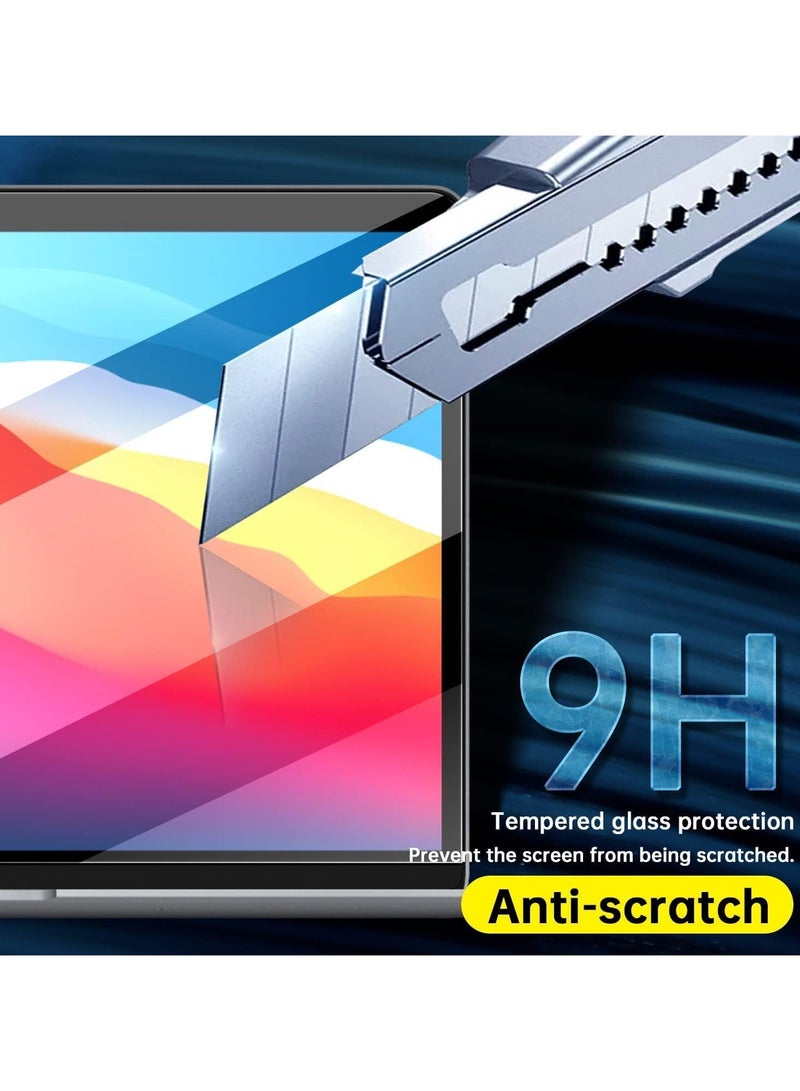 2 Pack Tempered Glass Screen Protector Compatible with MacBook Pro 13 Inch (2016-2022 / M1 M2) MacBook Air 13 Inch (2021-2018 / M1) Bubble Free & Ultra Clear - Image 5