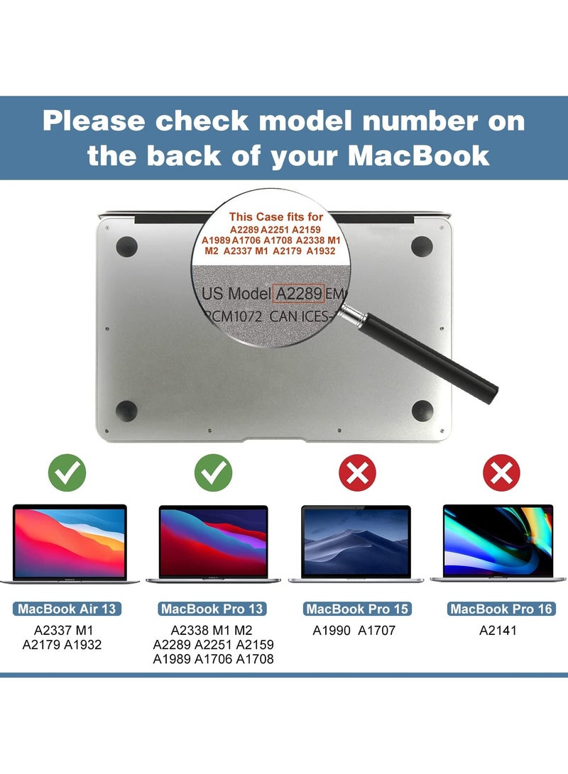 2 Pack Tempered Glass Screen Protector Compatible with MacBook Pro 13 Inch (2016-2022 / M1 M2) MacBook Air 13 Inch (2021-2018 / M1) Bubble Free & Ultra Clear - Image 2