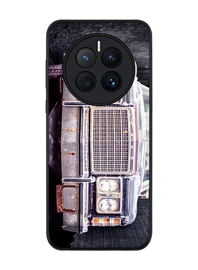 Stylizedd Rugged Black edge case for Huawei Mate 50 Slim fit Soft Case Flexible Rubber Edges Anti Drop TPU Gel Thin Cover - Old Ford - Image 1