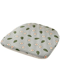 Generic Dining Chair Pads Cotton Kitchen Chair Cushion Seating Pads (Avocado, Set of 2)  - Image 1