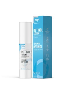 All Natural Advice All Natural Advice Retinol Serum for Face 50mL | With Organic Botanicals, Hyaluronic Acid & Vitamin E | 1% Retinol Face Serum includes Airless Bottle & Precision Pump | Canadian Skin Care 