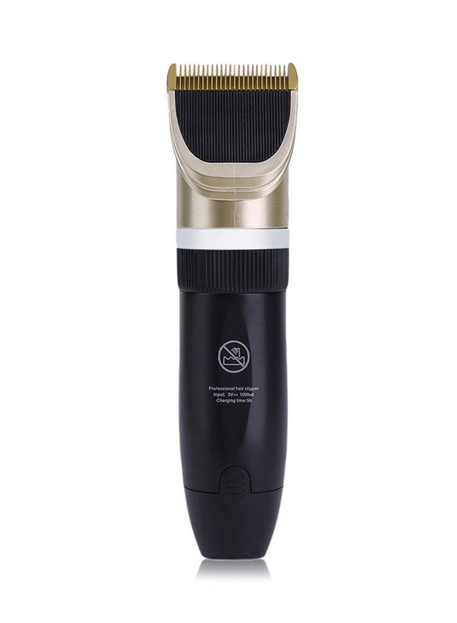 OUTAD Portable Low Noise Cordless Hair Grooming Trimmer Black/Gold 45x175x45mm - Image 2