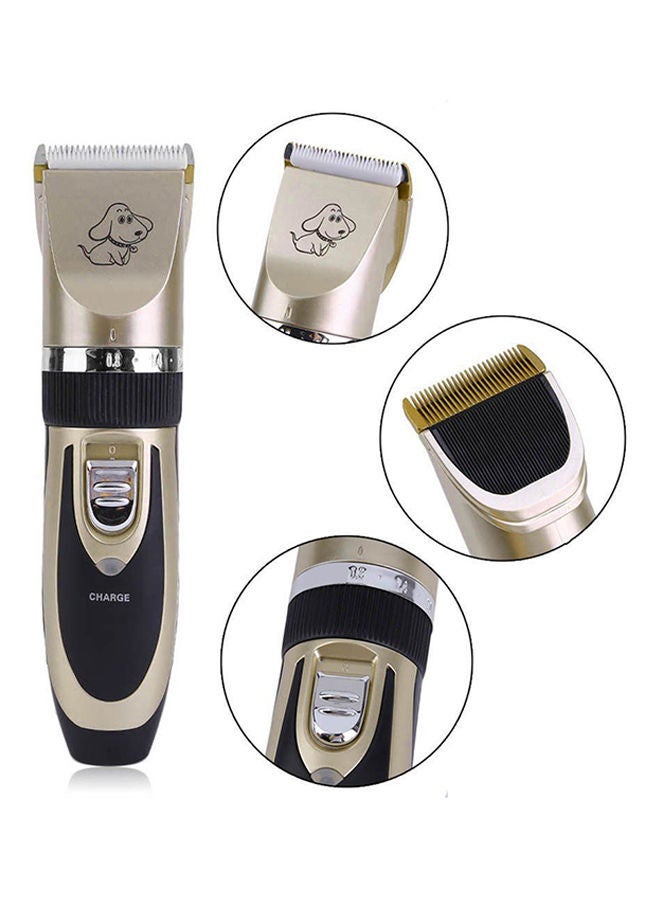 OUTAD Portable Low Noise Cordless Hair Grooming Trimmer Black/Gold 45x175x45mm - Image 5