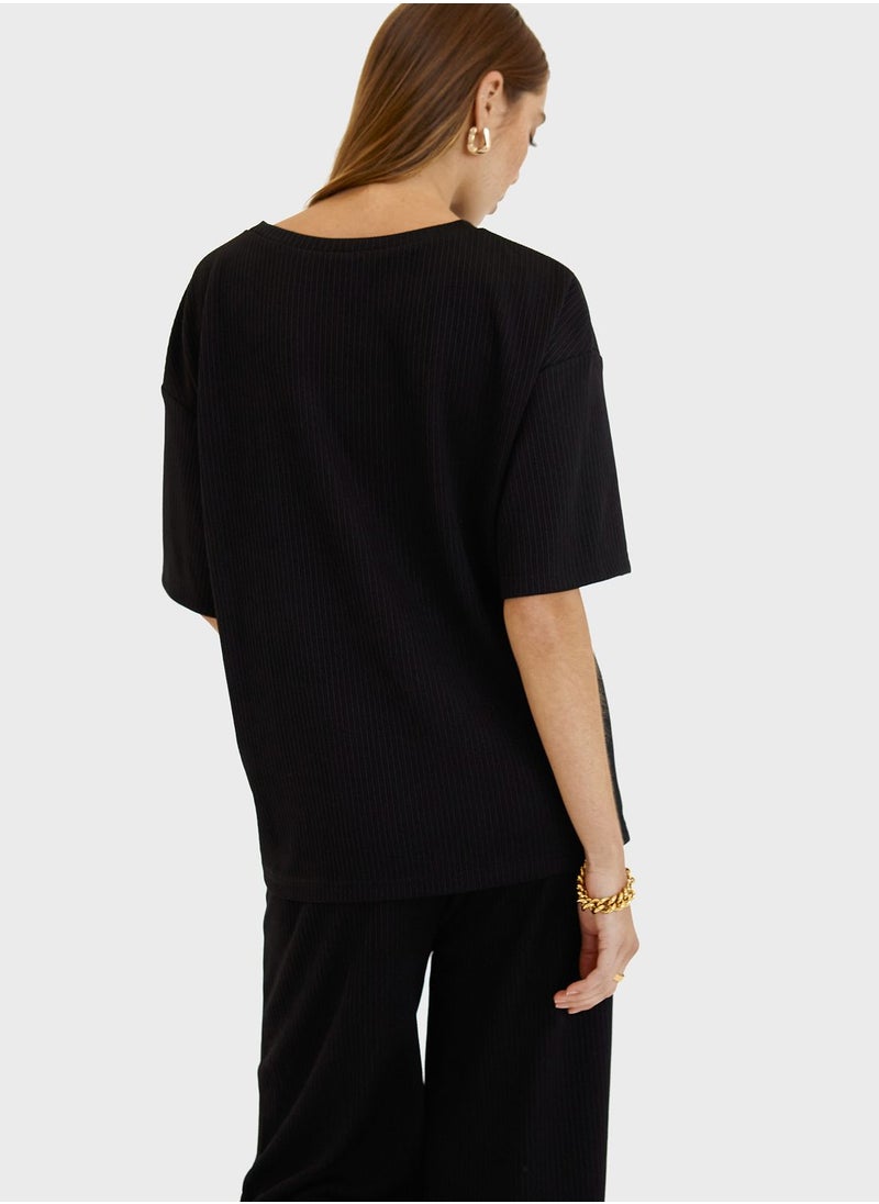 SNDYS - Round Neck T-Shirt - Image 1