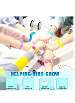 Womdee 12PCS Push Pop Fidget Toys Bracelet Kids womdee Durable and Adjustable Kids Wristband Toy, Bubble Sensory Silicone Toy Decompression Finger Press Party Gift Autism Gift  - Image 5
