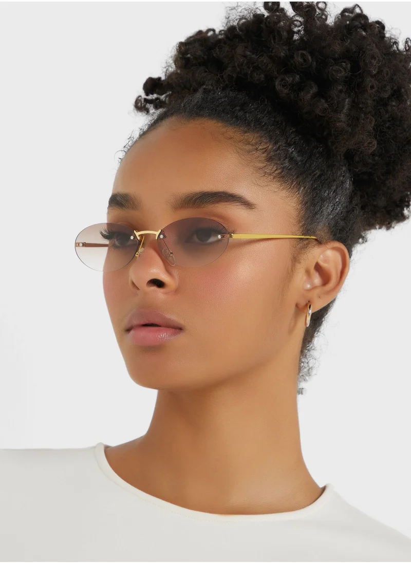 ELLA Oval Sunglasses