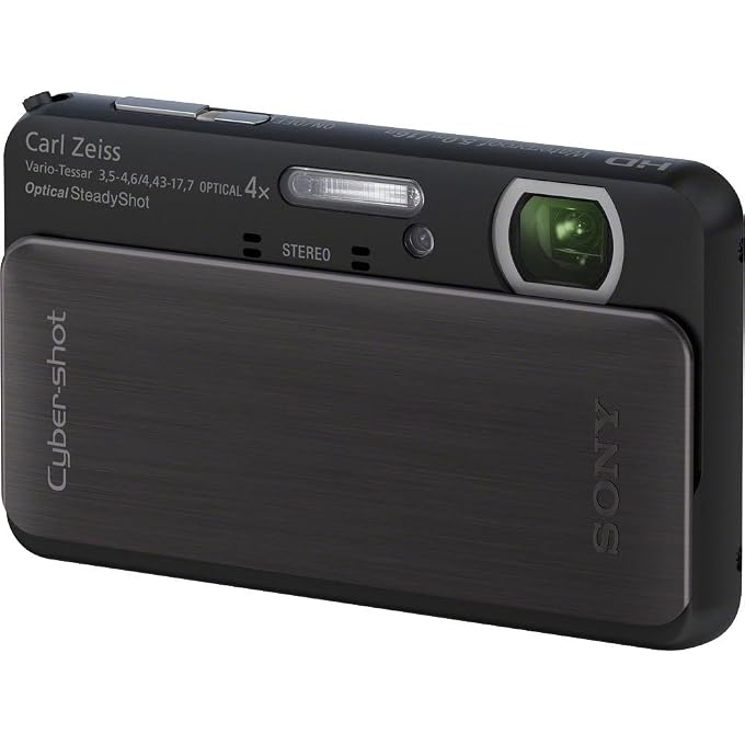 Sony Cyber-shot DSC-TX20 16.2 MP Exmor R CMOS Digital Camera with 4x Optical Zoom and 3.0-inch LCD (Black) (2012 Model) - Image 1