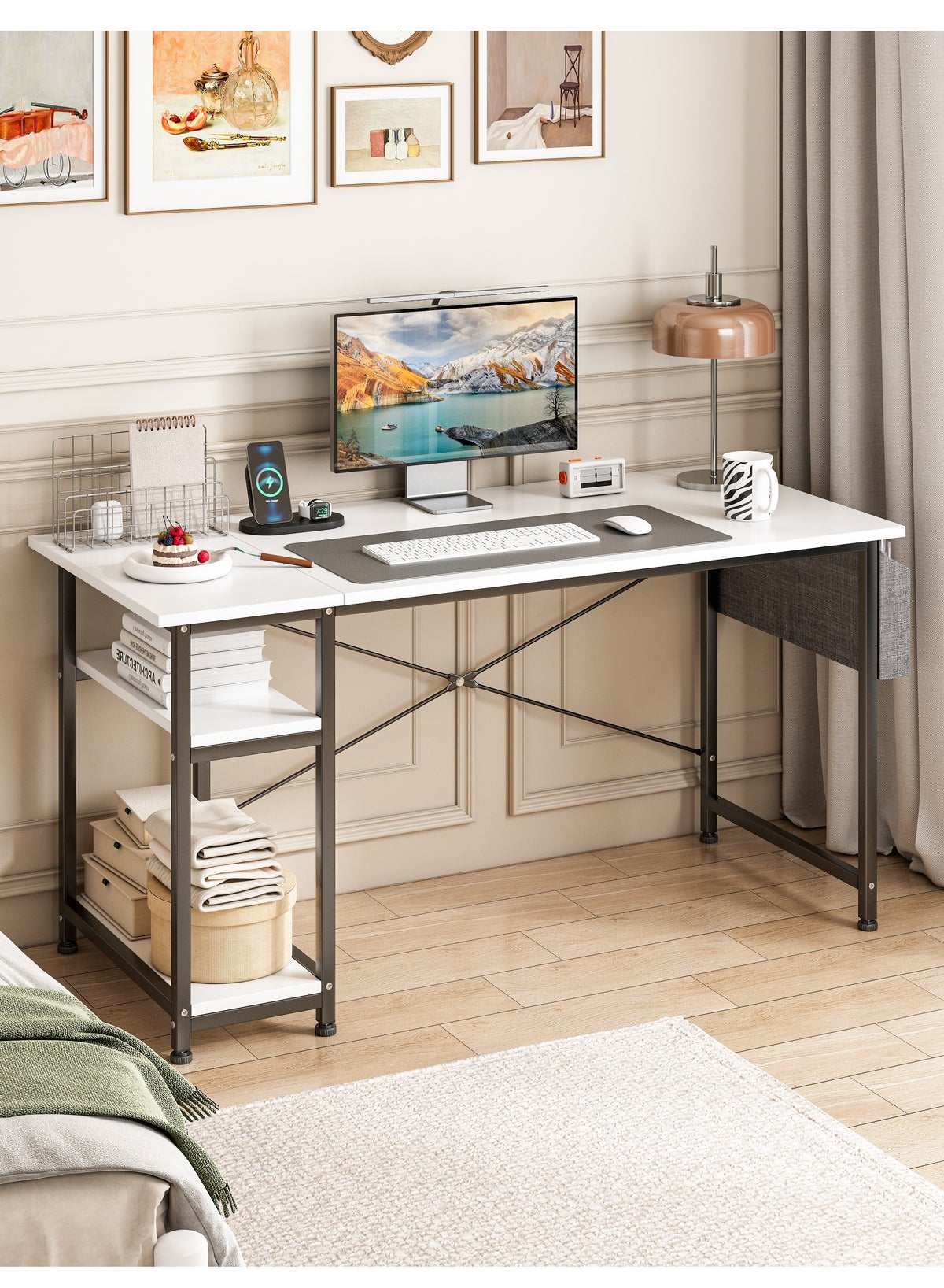 Computer Desk Riyadh Lafulaifu Computer Desk Office Desk With CPU Stand Writing Desk With ...