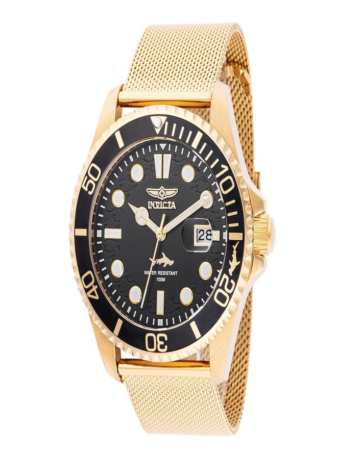 INVICTA Pro Diver Men 43mm Stainless Steel Steel Black dial PC32 Quartz - Image 1