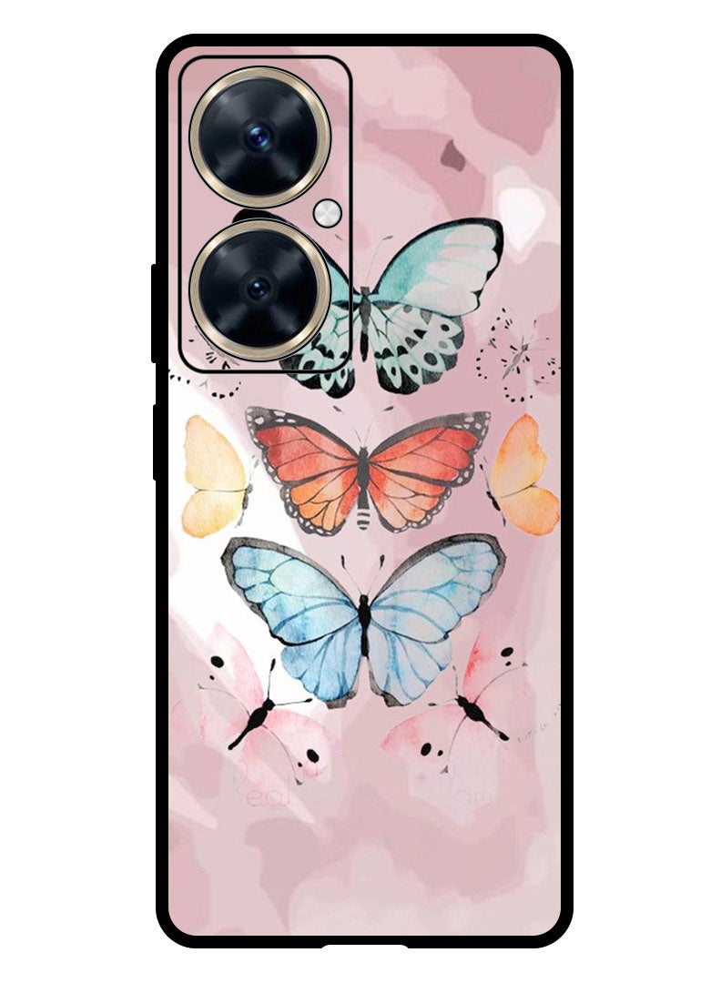 Theodor Protective Case Anti Scratch Shock Proof Bumper Cover For Huawei Nova 11i Butterflies - Image 1