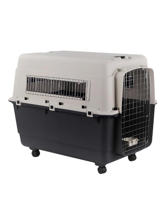 Pet Mode Plastic Transporter with Wheels [Size - 100x67x75cm]-IATA Approved