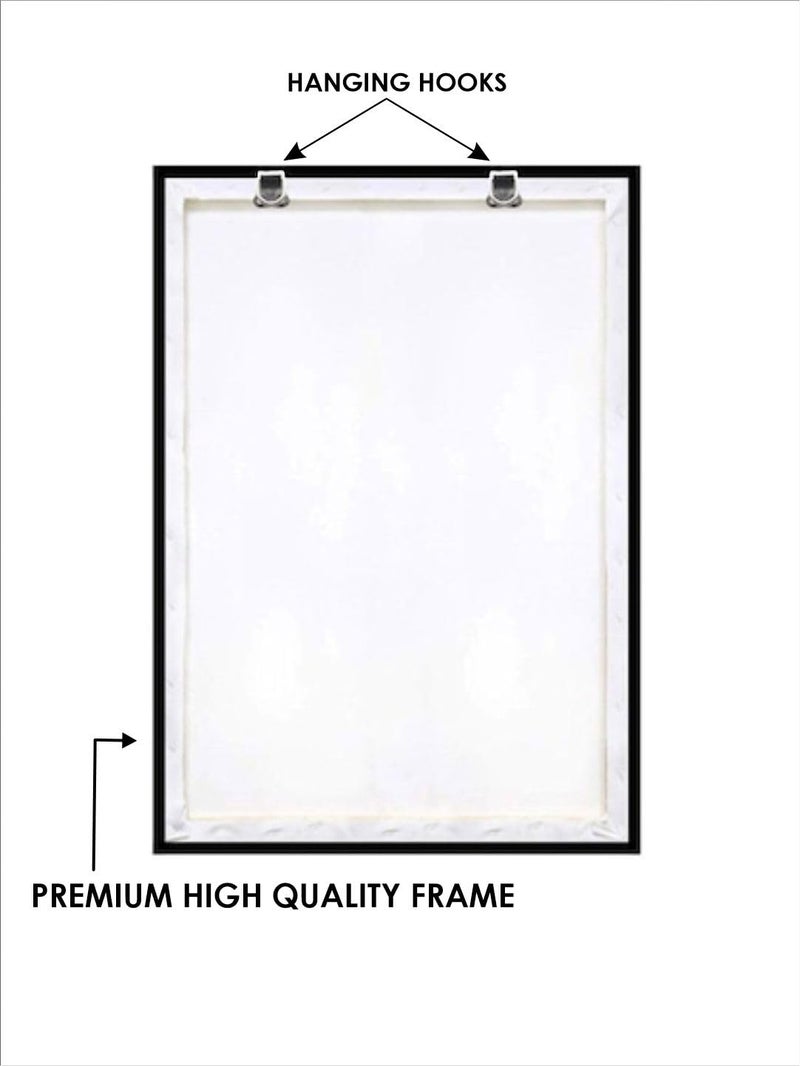 Artsense لوحة قماشية ملونة متعددة الألوان من آرتسينس بإطار فاخر حب البقر فن جدار جميل لغرفة المعيشة وغرفة النوم والمكتب كبيرة 20x30 بوصة 508x762 سم - Image 5