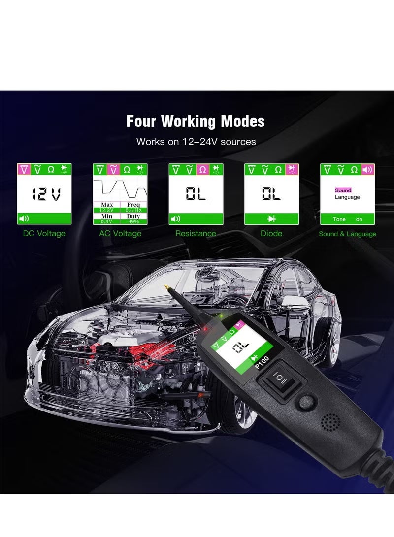 دائرة كهربائية قصيرة الجهد التشخيص اختبار أداة إصلاح السيارات والدراجات النارية والشاحنات - Image 5